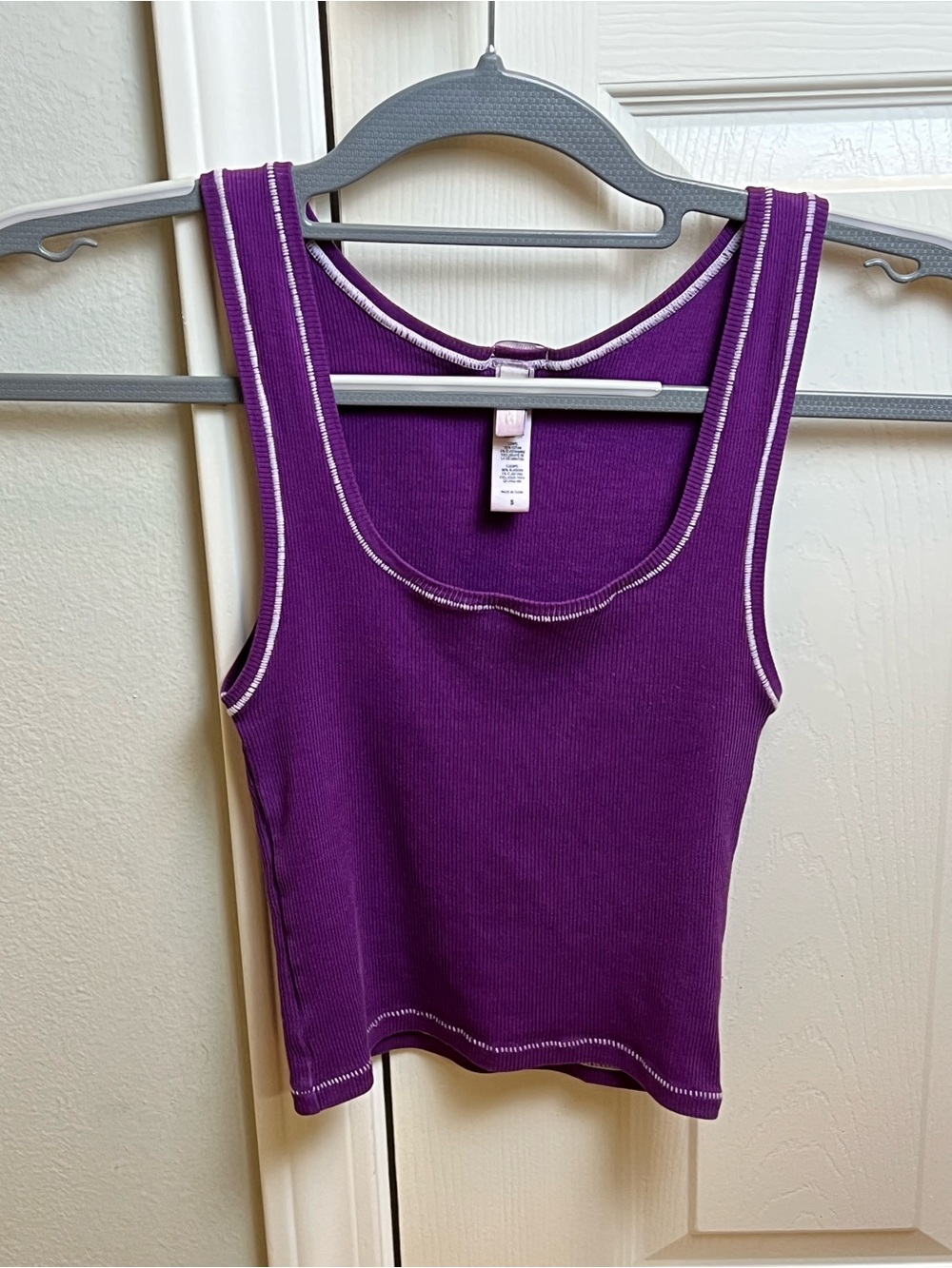 SKIMS Cropped Ribbed Tank Top